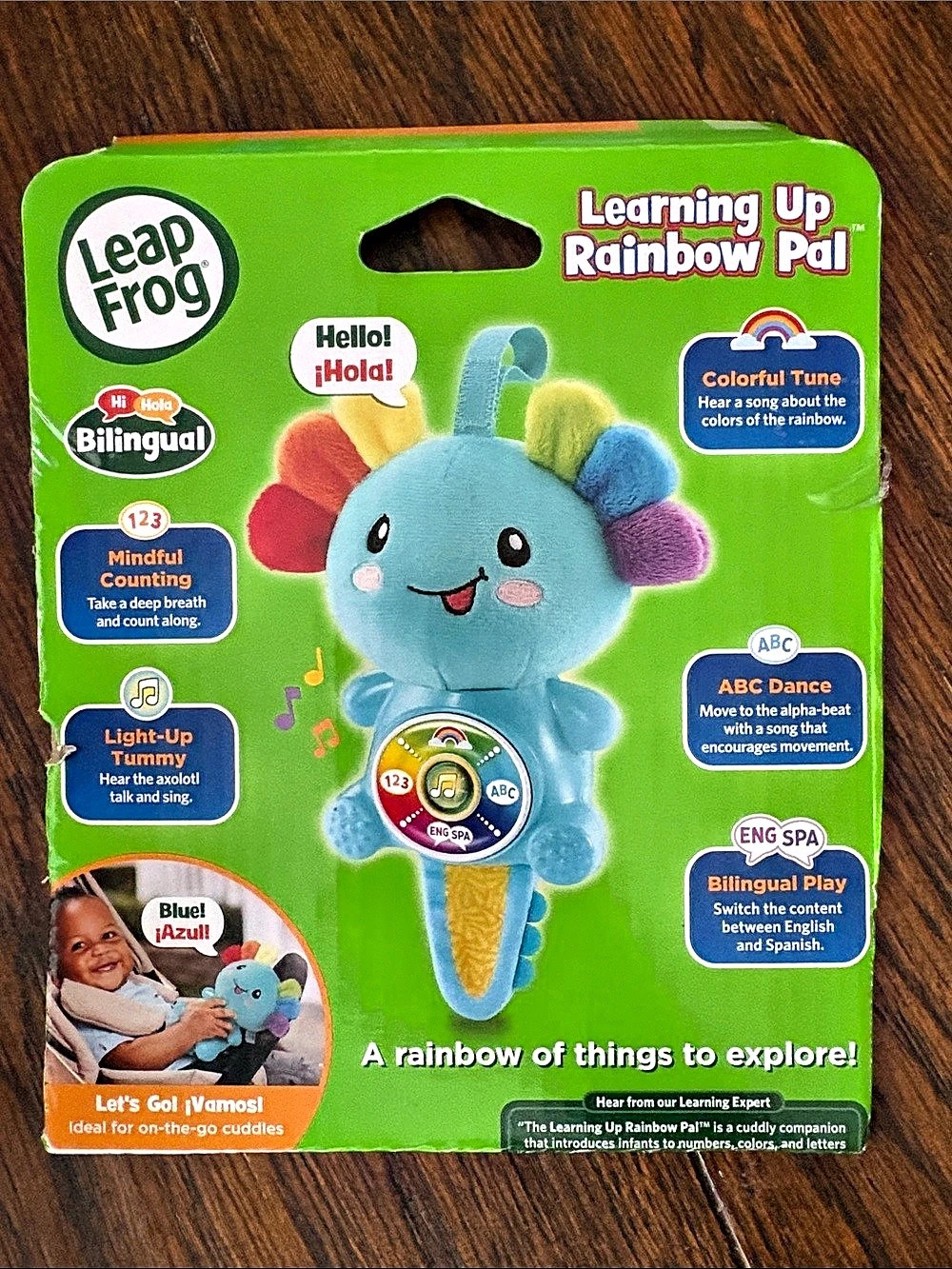 LeapFrog Learning Up Rainbow Pal Educational Plush Learning Toy
